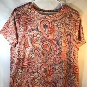 Paisley Print Women's Top